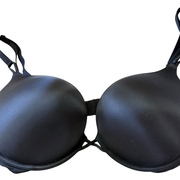 Victoria's Secret 38c Black Bombshell Plunge Underwire Bra Preowned - Picture 2 of 9